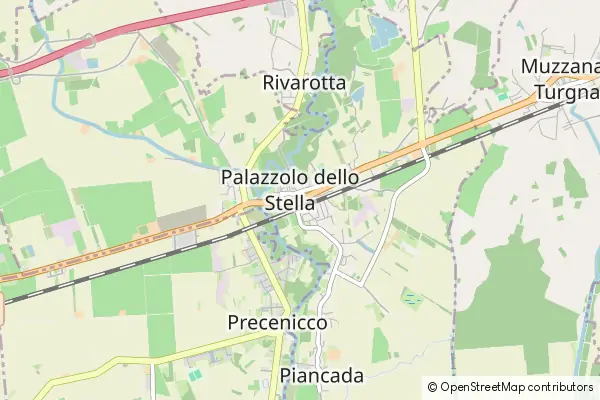 Karte Palazzolo dello Stella