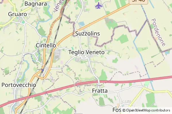 Karte Teglio Veneto