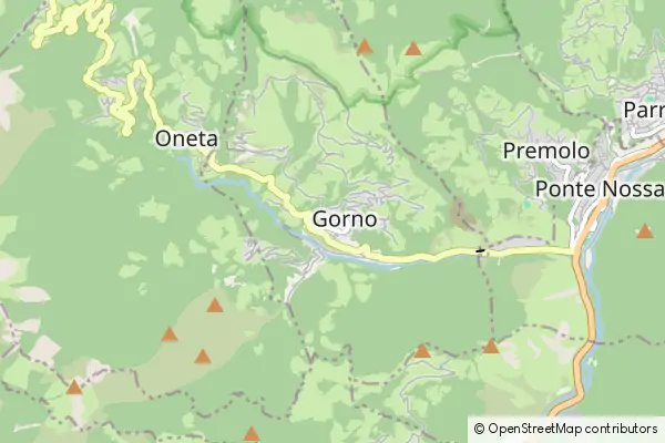 Karte Gorno