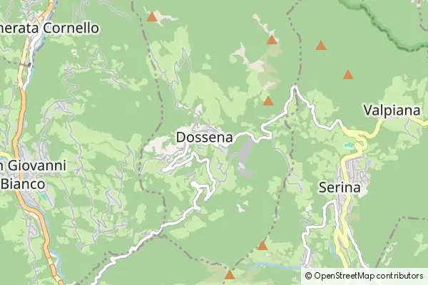 Karte Dossena