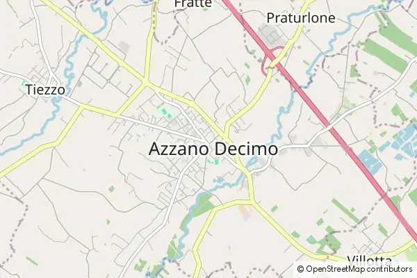 Karte Azzano Decimo