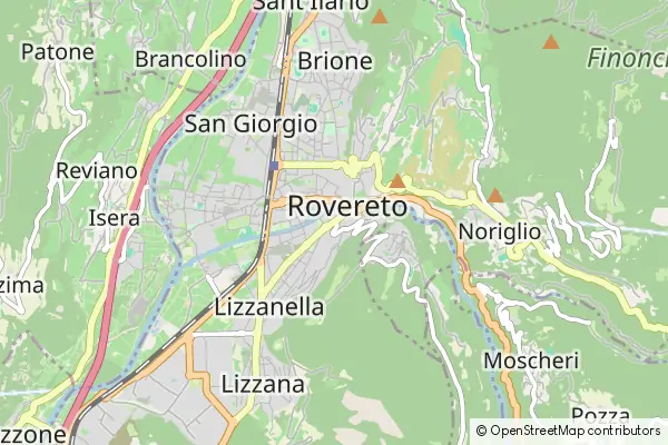 Karte Rovereto