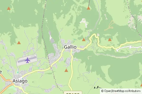Karte Gallio