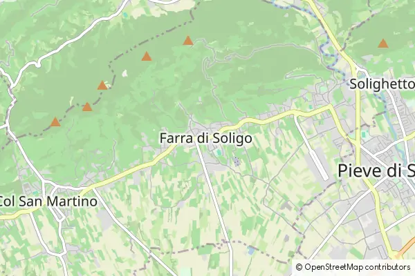 Karte Farra di Soligo