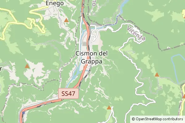 Karte Cismon del Grappa