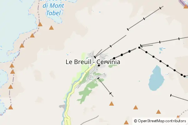 Karte Breuil Cervinia