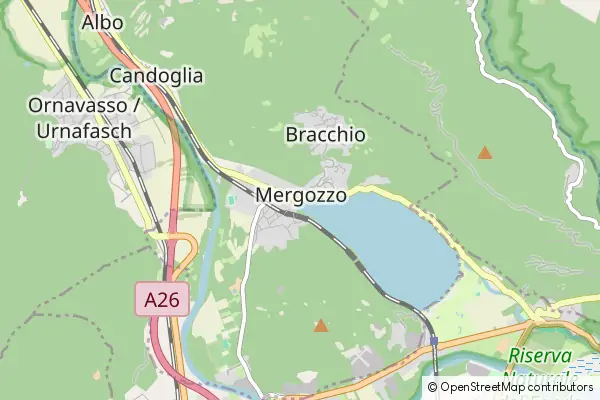 Karte Mergozzo