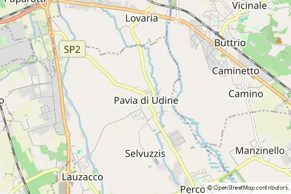 Karte Pavia di Udine