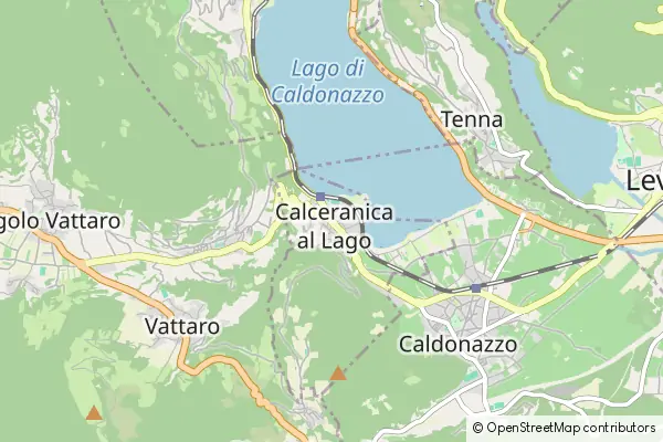 Karte Calceranica al Lago