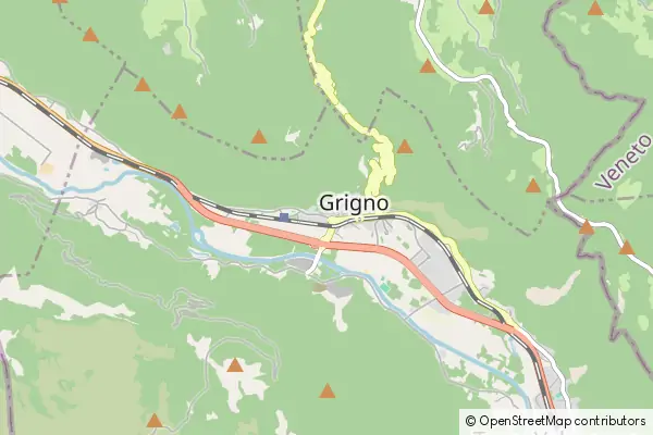 Karte Grigno