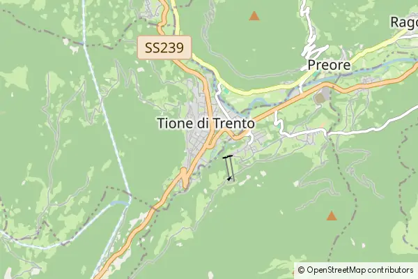 Karte Tione di Trento