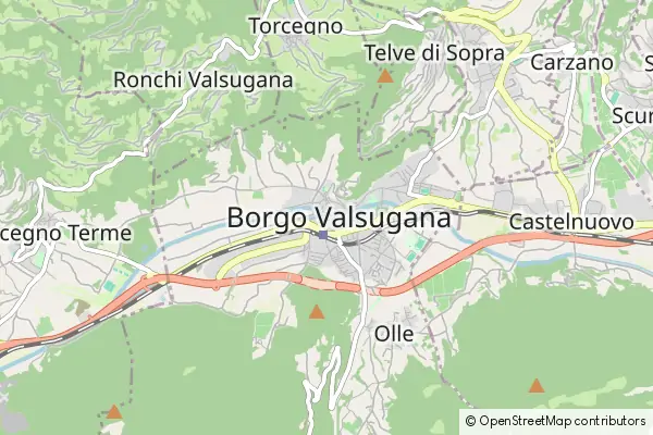 Karte Borgo Valsugana