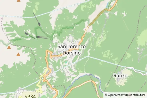 Karte San Lorenzo in Banale