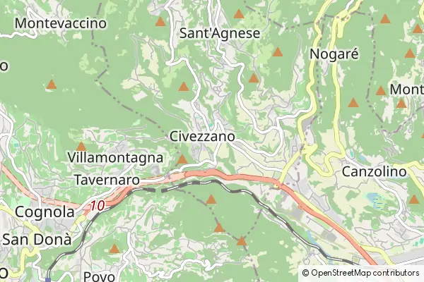 Karte Civezzano