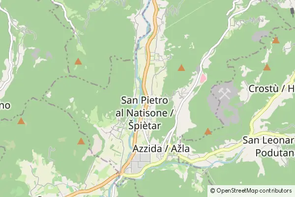 Karte San Pietro al Natisone