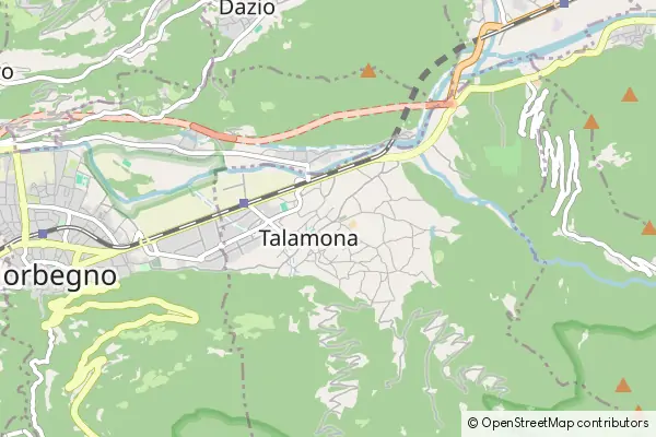 Karte Talamona