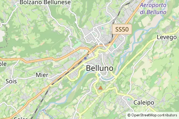 Karte Belluno