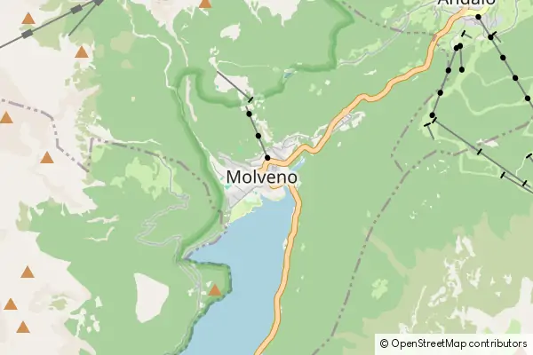 Karte Molveno