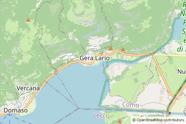 Karte Gera Lario