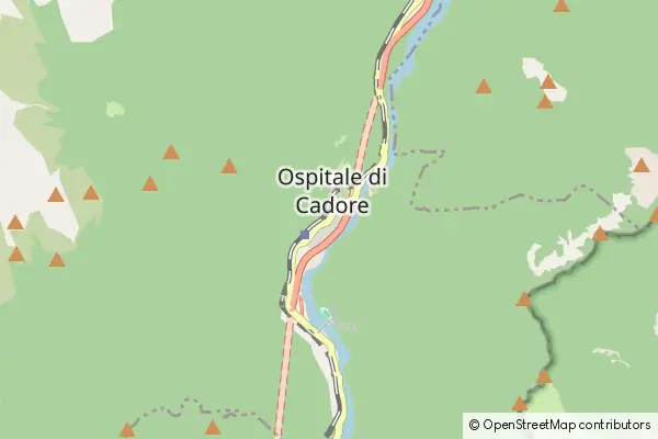 Karte Ospitale di Cadore