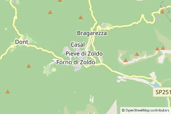 Karte Val di Zoldo