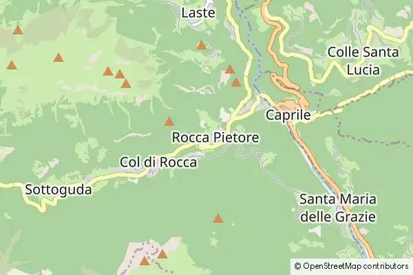 Karte Rocca Pietore