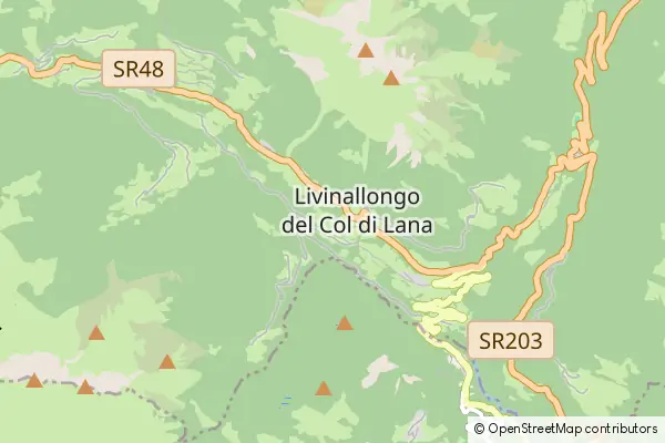 Karte Livinallongo del Col di Lana