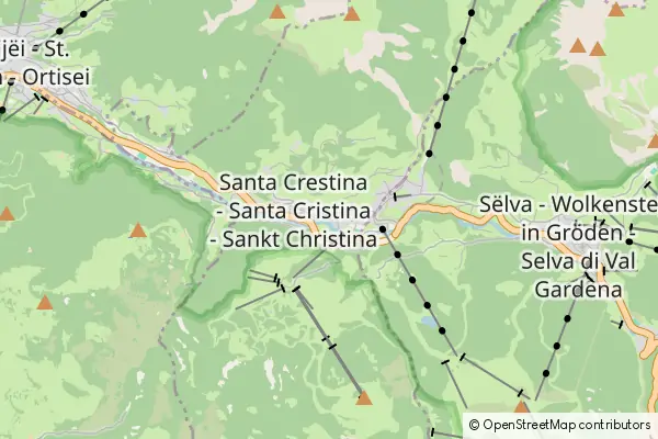 Karte St. Christina in Gröden