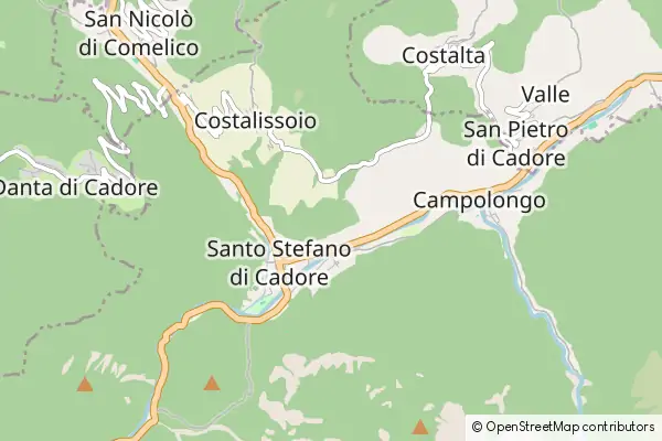 Karte Santo Stefano di Cadore