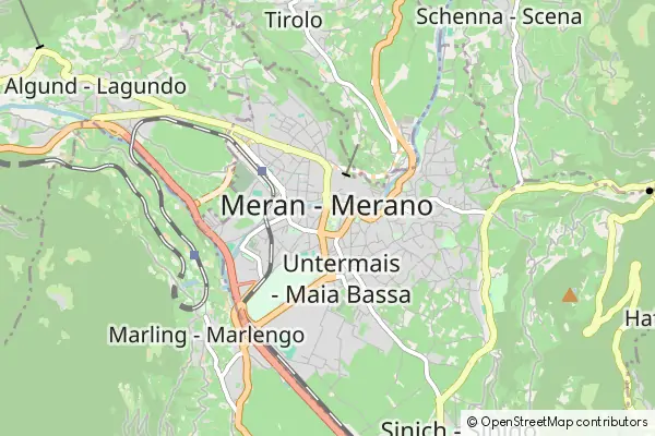 Karte Meran