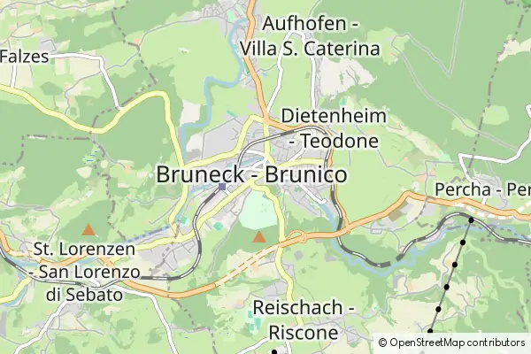 Karte Bruneck