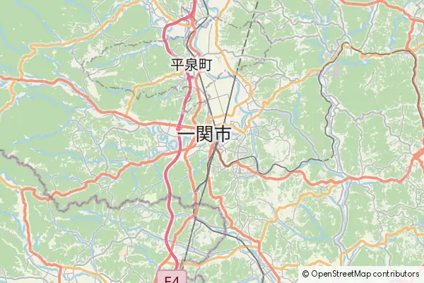 Karte Ichinoseki