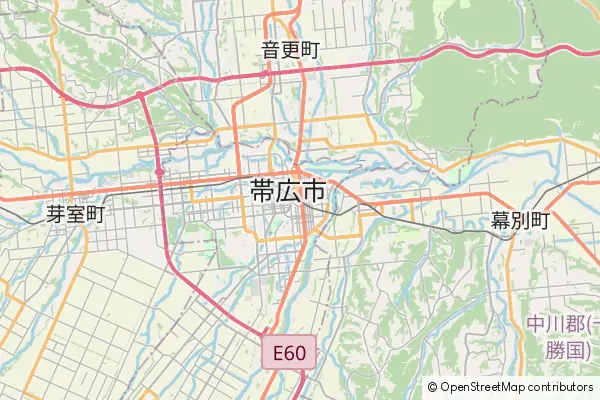 Karte Obihiro