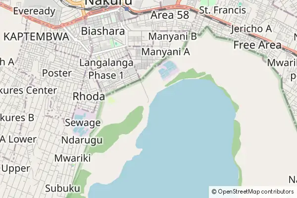 Karte Lake Nakuru Nationalpark