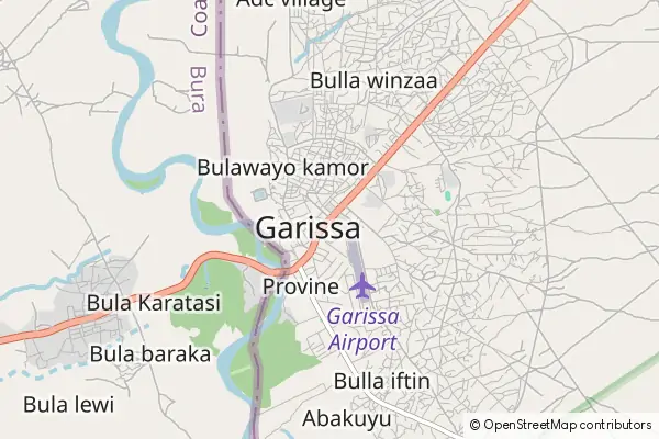 Karte Garissa