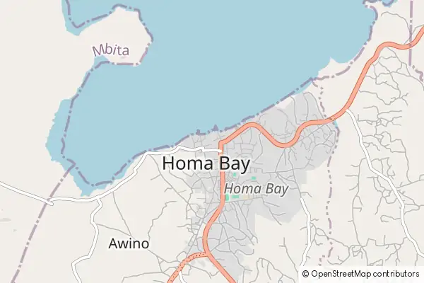 Karte: Homa Bay • © OpenStreetMap contributors Karte Homa Bay