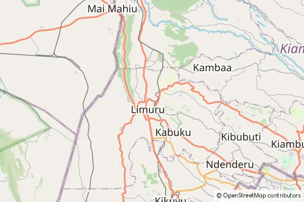 Karte Limuru