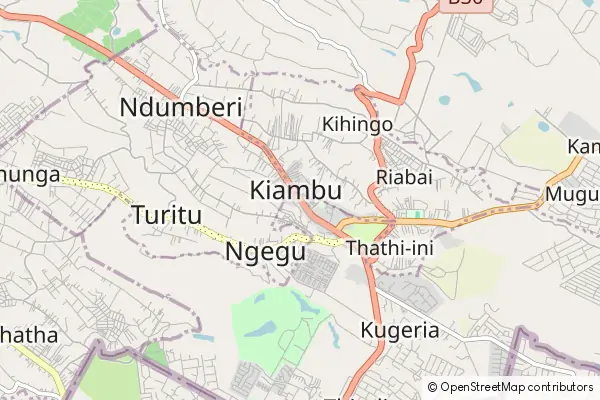 Karte Kiambu