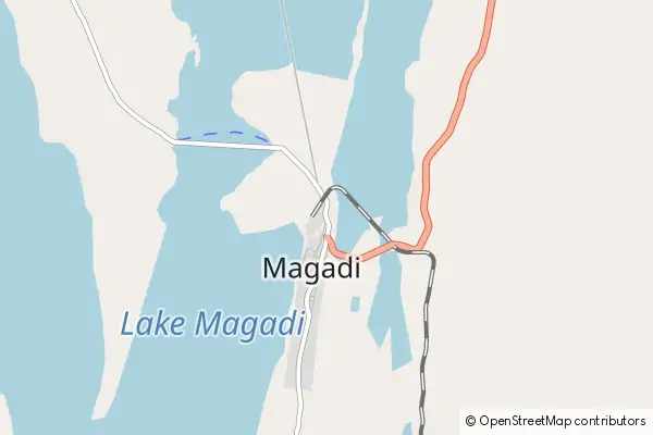 Karte Magadi