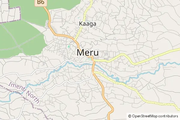 Karte Meru Town