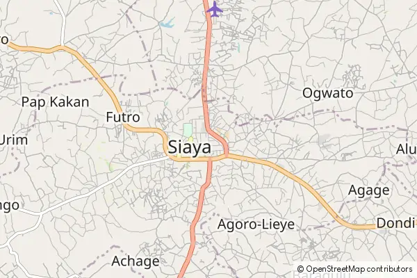 Karte Siaya