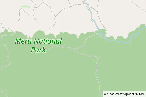 Karte Meru Nationalpark
