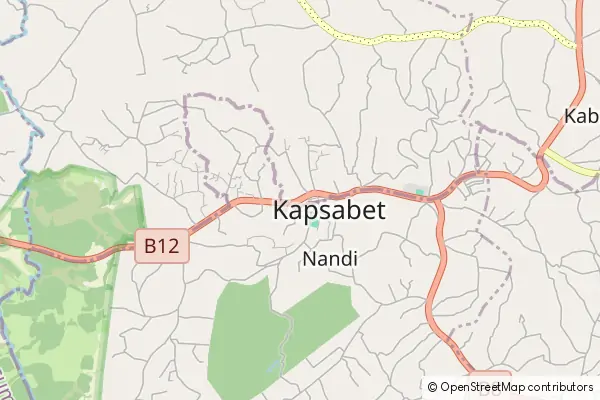 Karte Kapsabet