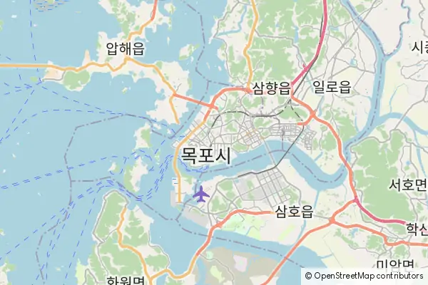 Karte Mokpo