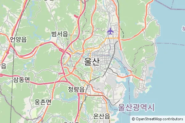 Karte Ulsan