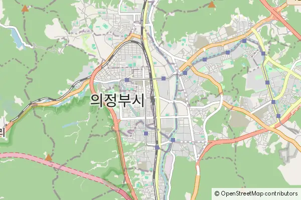 Karte Uijeongbu