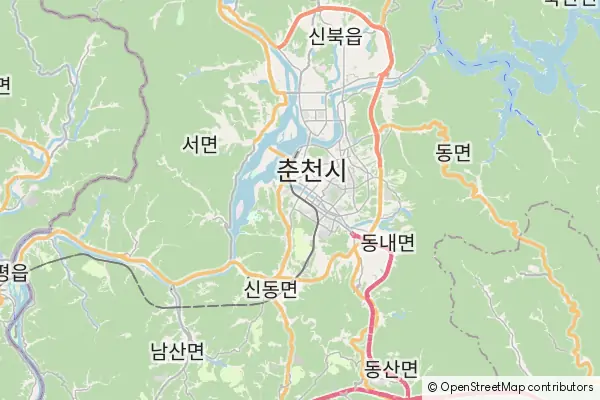 Karte Chuncheon