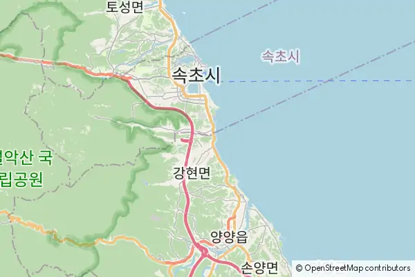 Karte Sokcho