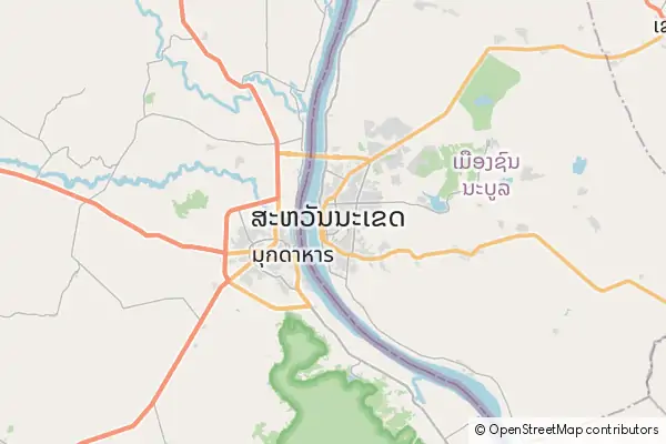 Karte Savannakhet