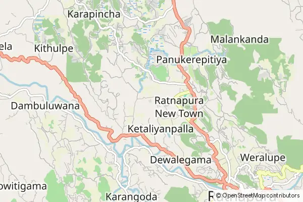 Karte Ratnapura